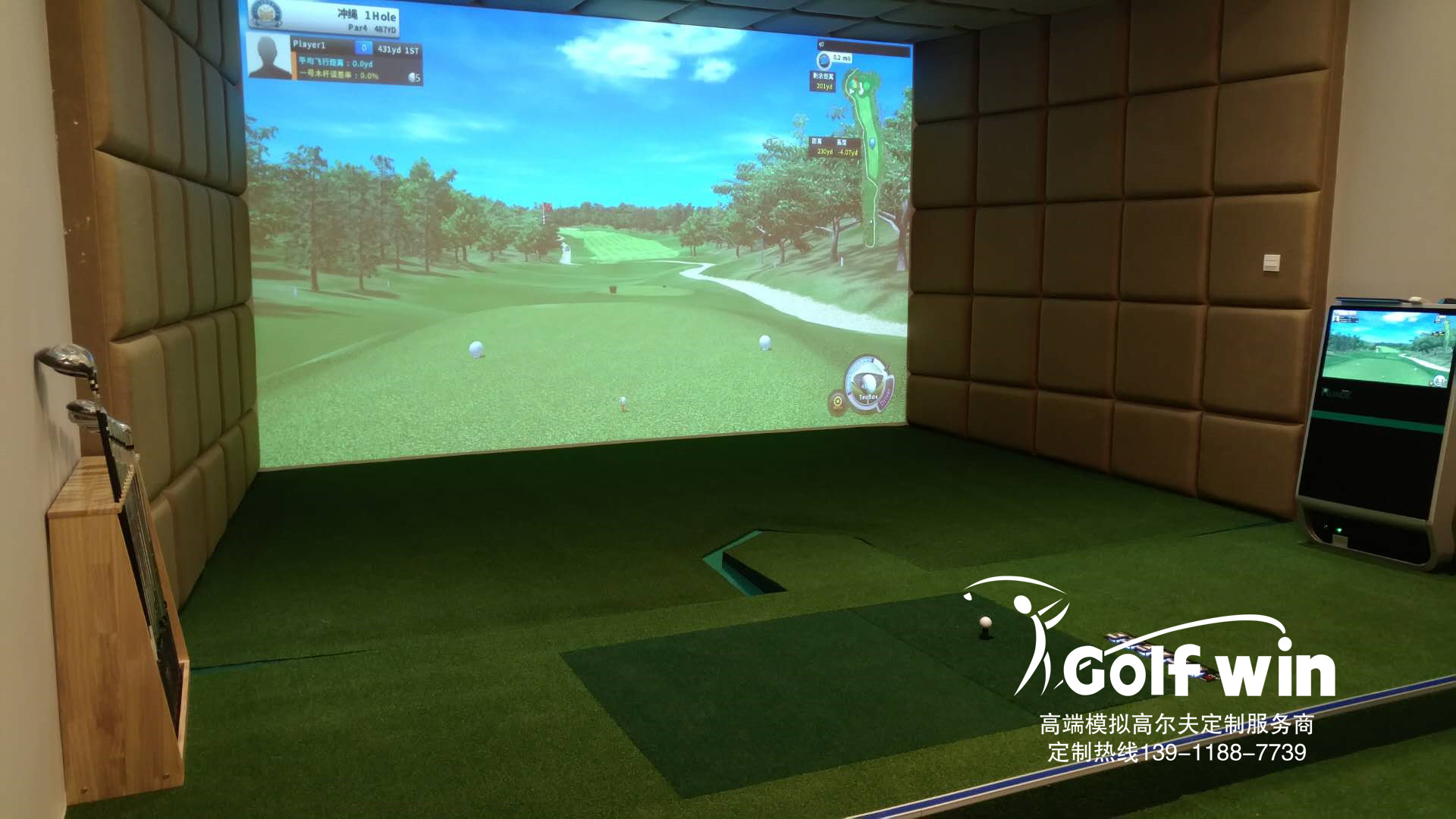 喜報：青島平度某企業(yè)會所高爾夫已驗收